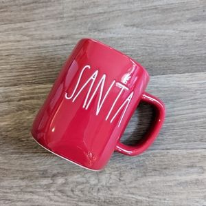 New Rae Dunn Santa Red Christmas Coffee Mug